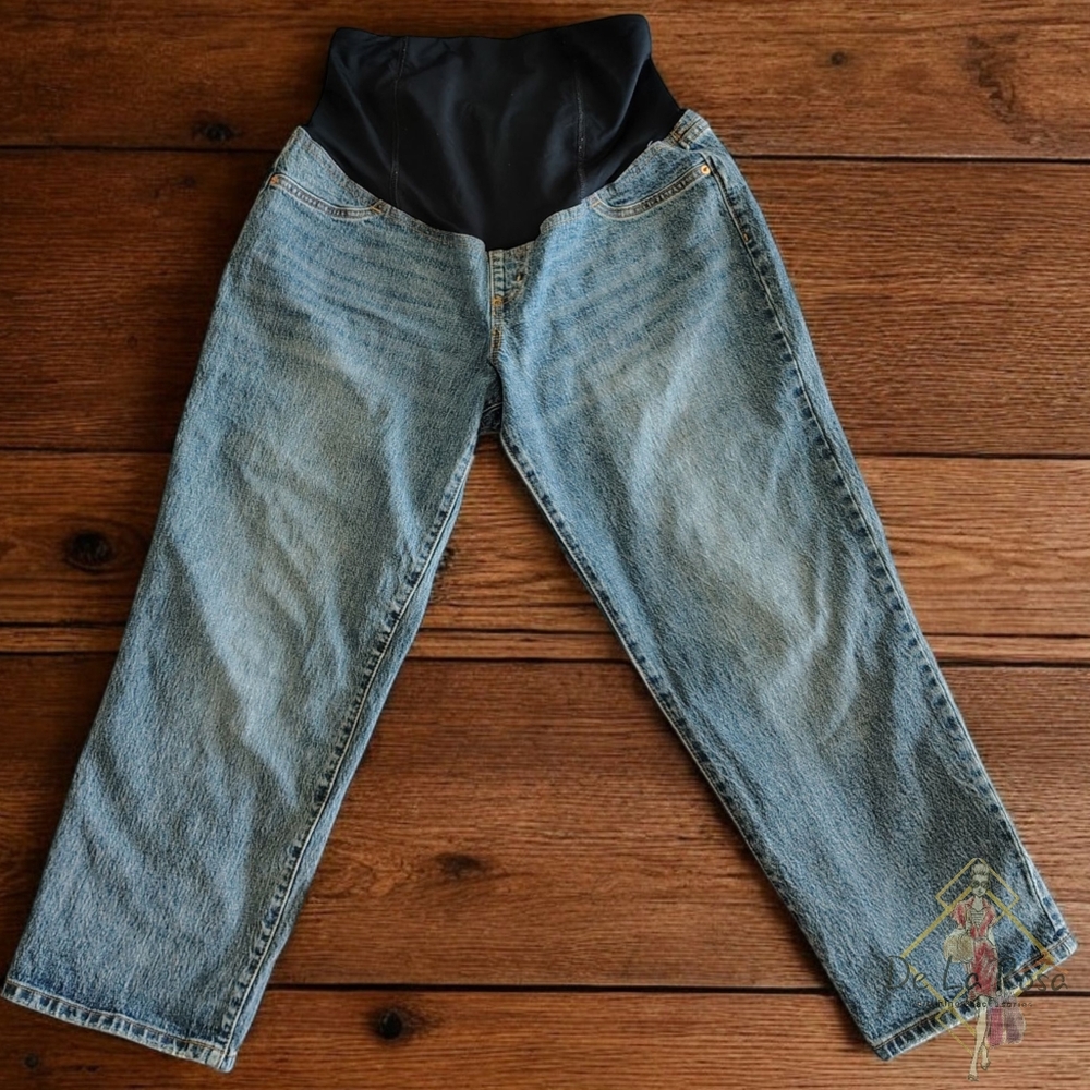 Maternity Isabel By Ingrid & Isabel Vintage Straight Jeans 10